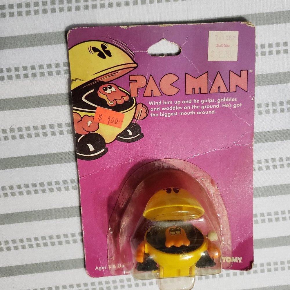 Pac Man Toy. Original package.